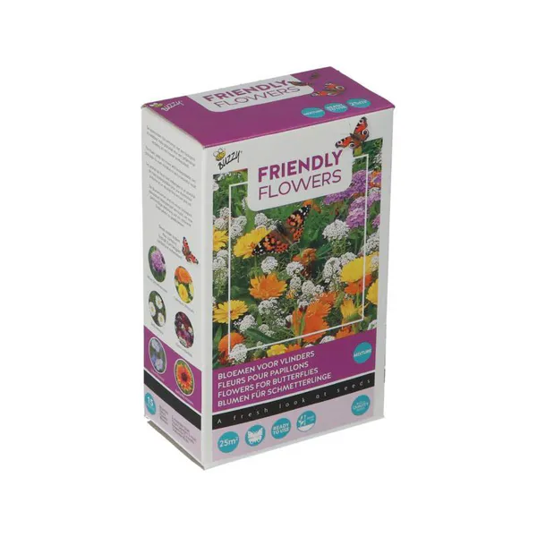 Hovedbilde Blomstereng. Sommerfugl Mix -Frø-