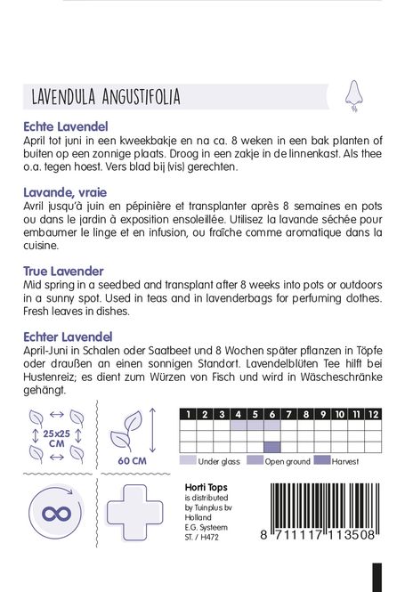Hovedbilde Ekte Lavendel -Frø-