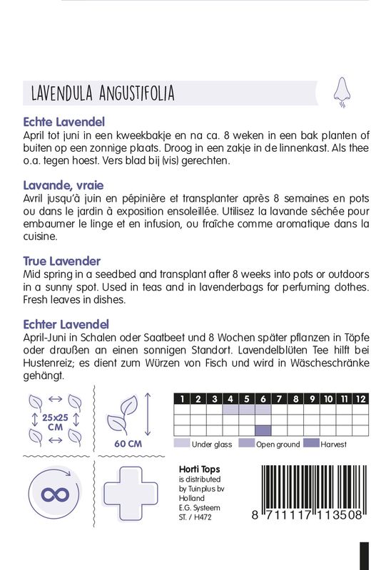 Ekte Lavendel -Frø-